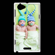 Coque Sony Xperia L Duo de jumeaux 1