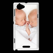 Coque Sony Xperia L Duo de bébés qui dorment 2