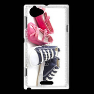 Coque Sony Xperia L Chaussures bébé 2