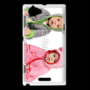 Coque Sony Xperia L Jumeaux mixte 2