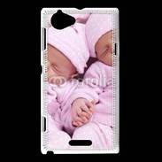 Coque Sony Xperia L Jumelles 5