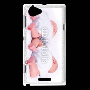 Coque Sony Xperia L Jumeaux 8