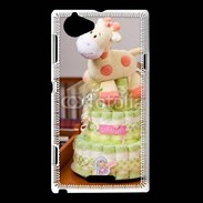 Coque Sony Xperia L Gateau de couches