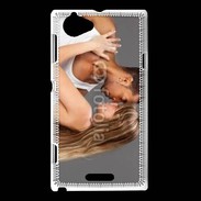 Coque Sony Xperia L Couple métisse 1