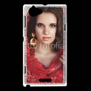 Coque Sony Xperia L Femme orient 1