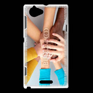 Coque Sony Xperia L Solidarité metissage