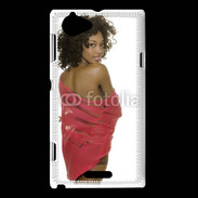 Coque Sony Xperia L Femme africaine glamour et sexy