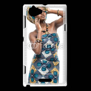 Coque Sony Xperia L Femme Afrique 4