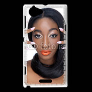 Coque Sony Xperia L Femme africaine glamour et sexy 3