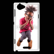 Coque Sony Xperia L Fillette africaine glamour