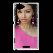 Coque Sony Xperia L Femme métisse 3