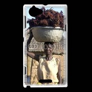 Coque Sony Xperia L Femme tribu afrique 2