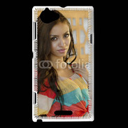 Coque Sony Xperia L Femme métisse 5