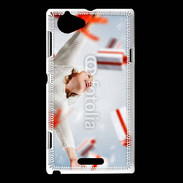 Coque Sony Xperia L Noël cadeaux tombés du ciel