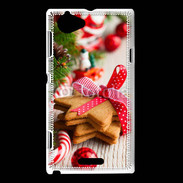 Coque Sony Xperia L Gâteaux de Noël