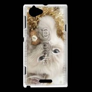 Coque Sony Xperia L Chat Noël
