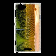 Coque Sony Xperia L Viticulture en automne