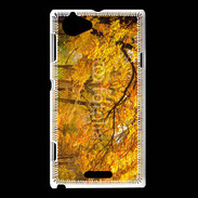 Coque Sony Xperia L Arbres en automne