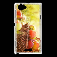 Coque Sony Xperia L Panier de pommes
