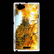 Coque Sony Xperia L Automne et rivière