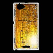 Coque Sony Xperia L automne et rayon de soleil
