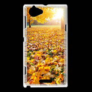 Coque Sony Xperia L Paysage d'automne 
