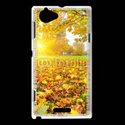 Coque Sony Xperia L Paysage d'automne ensoleillé