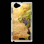 Coque Sony Xperia L vignes automne