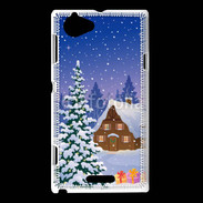 Coque Sony Xperia L hiver