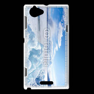 Coque Sony Xperia L Plaine enneigée
