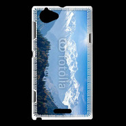 Coque Sony Xperia L Montagne enneigée
