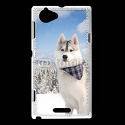 Coque Sony Xperia L Husky hiver 2