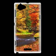 Coque Sony Xperia L Un automne au bord de l'eau