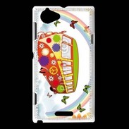 Coque Sony Xperia L Flower power
