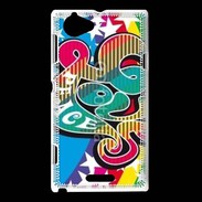 Coque Sony Xperia L Peace and love 5