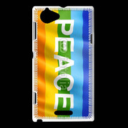 Coque Sony Xperia L Rainbow peace 5