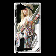 Coque Sony Xperia L Flower power 5