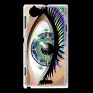 Coque Sony Xperia L Œil hippie