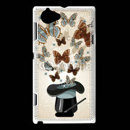 Coque Sony Xperia L Papillons magiques