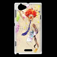 Coque Sony Xperia L Dessin de clown