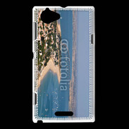 Coque Sony Xperia L Le pont de l'ile de Ré vu du ciel