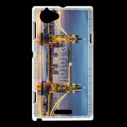 Coque Sony Xperia L Tower bridge sunset