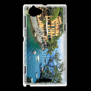 Coque Sony Xperia L Baie de Portofino en Italie