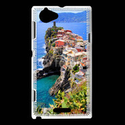 Coque Sony Xperia L Village de Vernazza en Italie