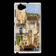 Coque Sony Xperia L Rocamadour village de France