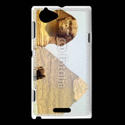 Coque Sony Xperia L Pyramide et Sphinx 2