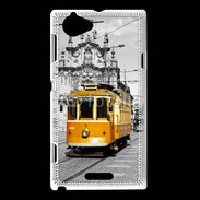 Coque Sony Xperia L Vintage tramway de Lisbonne