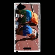 Coque Sony Xperia L Athlétisme femme aveugle