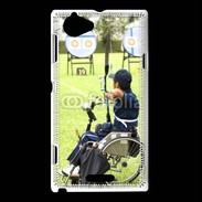 Coque Sony Xperia L Tir à l'arc handisport