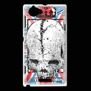 Coque Sony Xperia L Tête de mort Great Britain